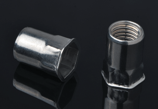 Rustfrit stål Reducer Hex Head Inner-hex Body Rivet Nut Open Type