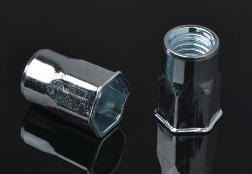 Stål Reducer Hex Head Inner-Hex Body Rivet Nut Open Type